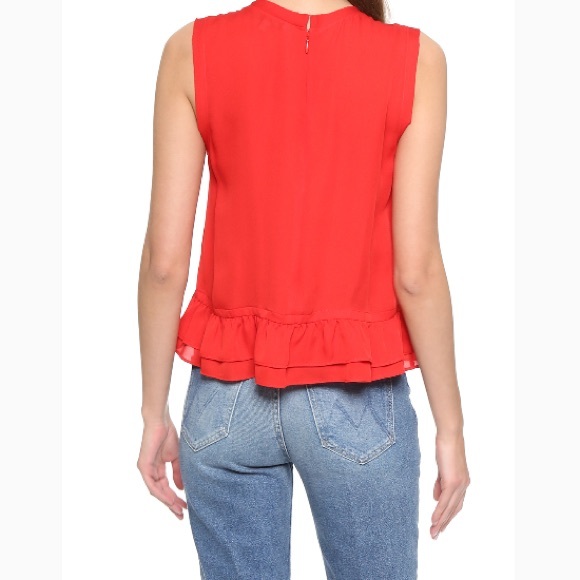 Rebecca Minkoff Red Top - Picture 3 of 3